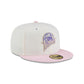 Just Caps Chrome Pink Golden State Warriors 59FIFTY Fitted Hat