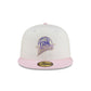 Just Caps Chrome Pink Golden State Warriors 59FIFTY Fitted Hat