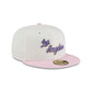 Just Caps Chrome Pink Los Angeles Lakers 59FIFTY Fitted Hat