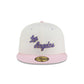 Just Caps Chrome Pink Los Angeles Lakers 59FIFTY Fitted Hat