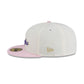Just Caps Chrome Pink Los Angeles Lakers 59FIFTY Fitted Hat