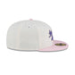 Just Caps Chrome Pink Los Angeles Lakers 59FIFTY Fitted Hat