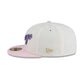 Just Caps Chrome Pink Chicago Bulls 59FIFTY Fitted Hat