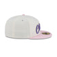 Just Caps Chrome Pink Chicago Bulls 59FIFTY Fitted Hat