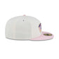 Just Caps Chrome Pink San Antonio Spurs 59FIFTY Fitted Hat