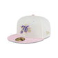 Just Caps Chrome Pink Philadelphia 76ers 59FIFTY Fitted Hat