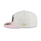 Just Caps Chrome Pink Charlotte Hornets 59FIFTY Fitted Hat