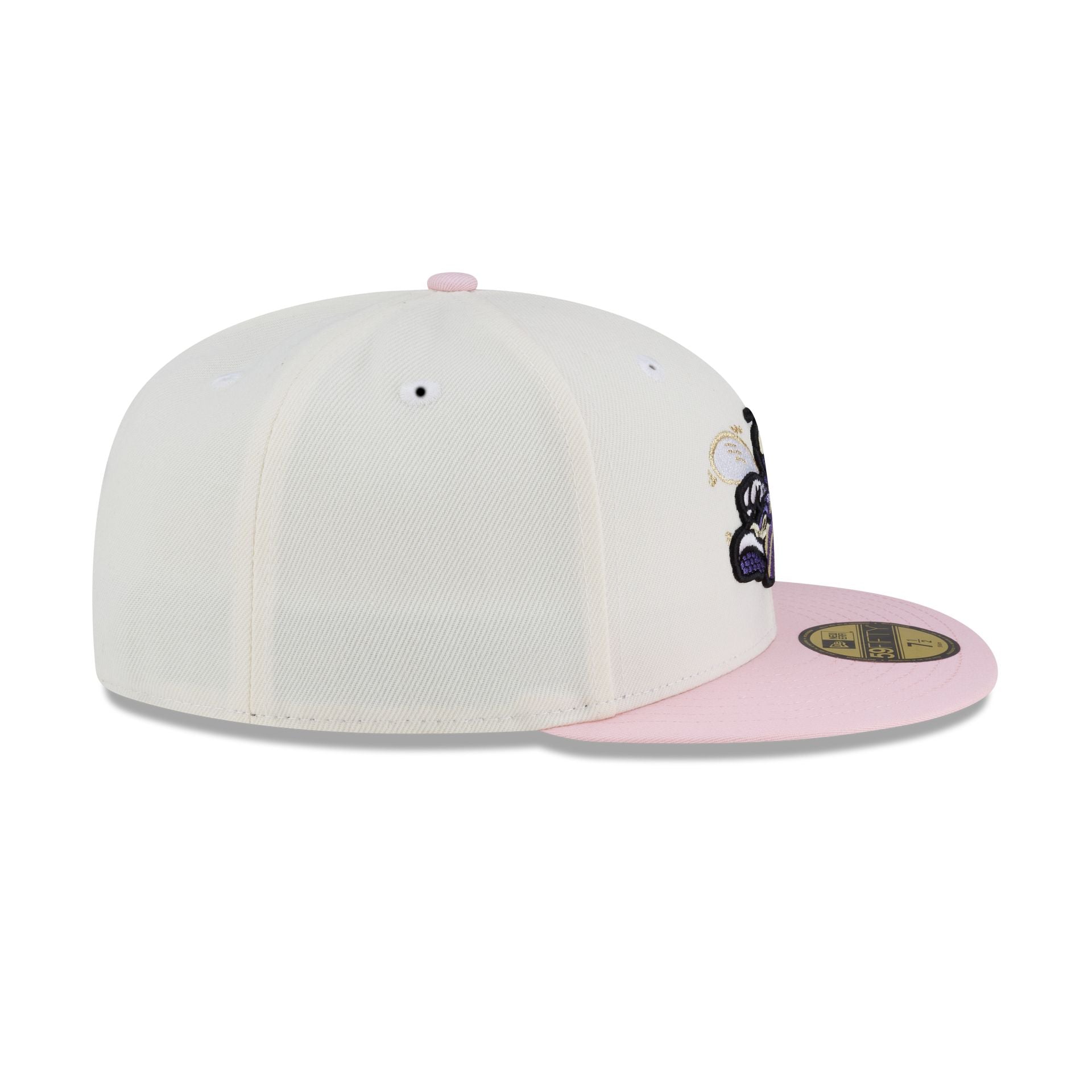 Just Caps Chrome Pink Charlotte Hornets 59FIFTY Fitted Hat