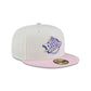 Just Caps Chrome Pink Detroit Pistons 59FIFTY Fitted Hat