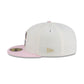 Just Caps Chrome Pink New York Knicks 59FIFTY Fitted Hat