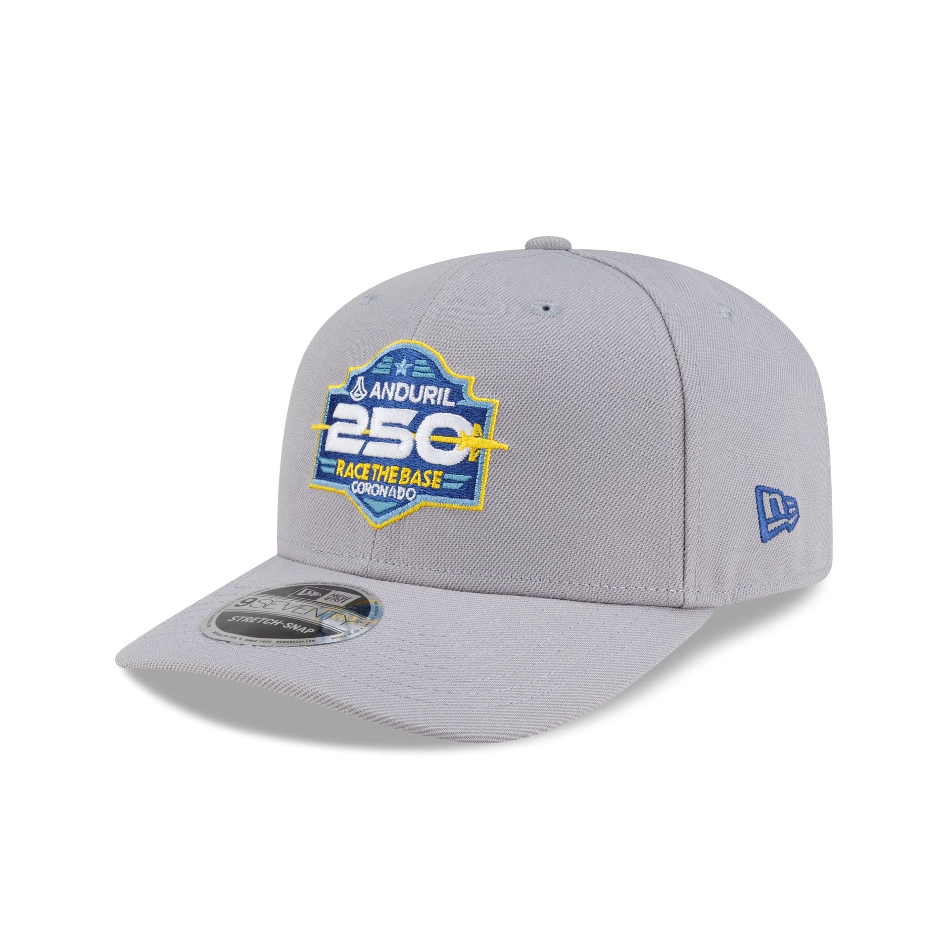 NASCAR Race the Base San Diego Gray 9SEVENTY Stretch-Snap Hat