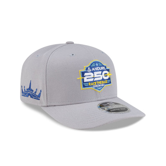 NASCAR Race the Base San Diego Gray 9SEVENTY Stretch-Snap Hat - New Era Cap
