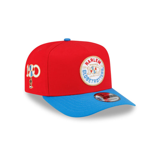 Harlem Globetrotters 100th Anniversary Red 9FIFTY A-Frame Snapback Hat - New Era Cap