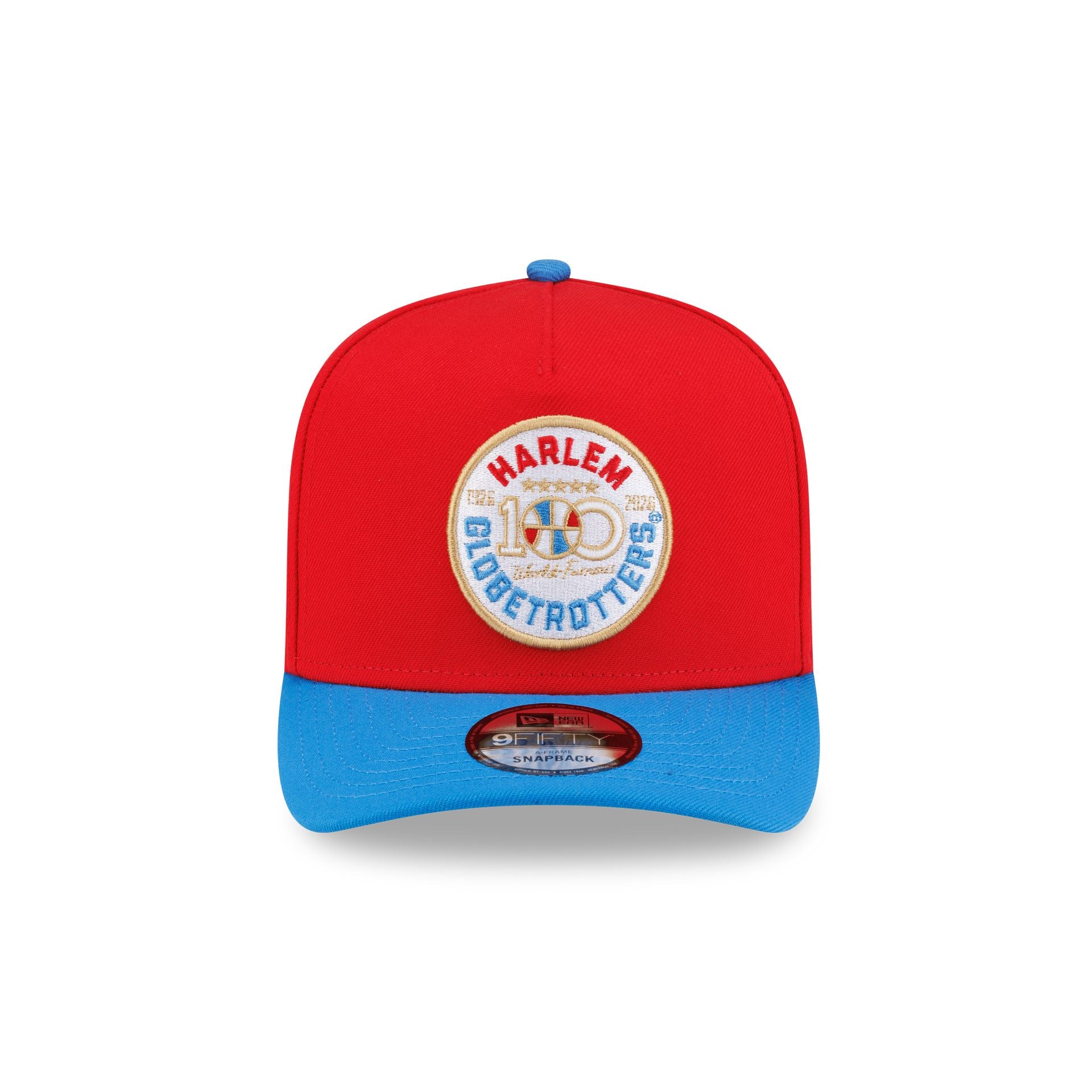 Harlem Globetrotters 100th Anniversary Red 9FIFTY A-Frame Snapback