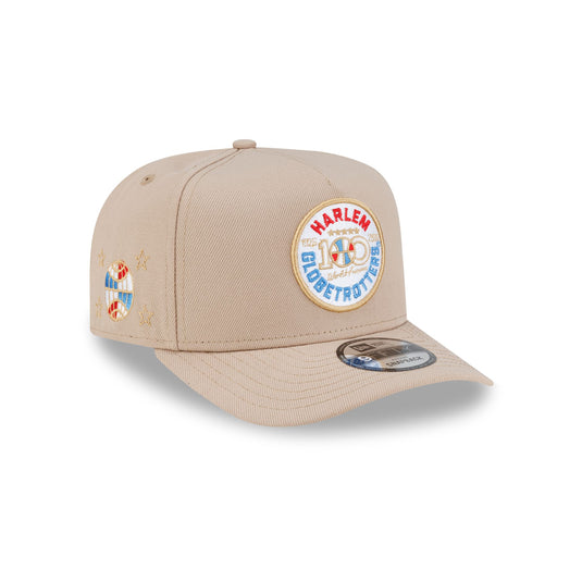 Harlem Globetrotters 100th Anniversary Camel 9FIFTY A-Frame Snapback Hat - New Era Cap