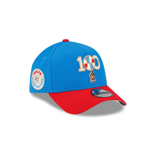 Harlem Globetrotters 100th Anniversary Blue 9FORTY A-Frame Snapback Hat - New Era Cap