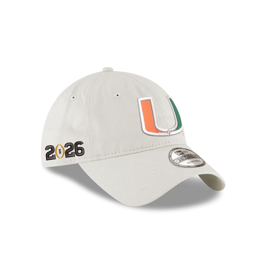 Miami Hurricanes Stone 9TWENTY Adjustable Hat - New Era Cap