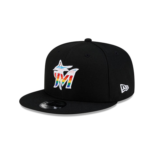 Miami Marlins Pride 9FIFTY Snapback Hat - New Era Cap