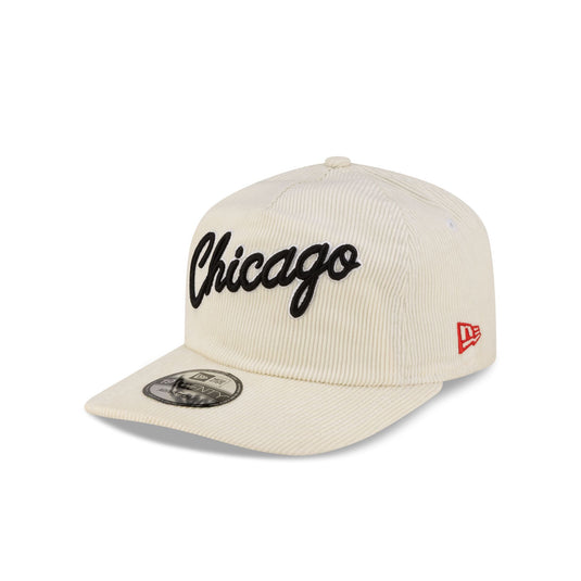 Chicago Bulls Hardwood Classics 80s Chrome Corduroy 19TWENTY Adjustable - New Era Cap