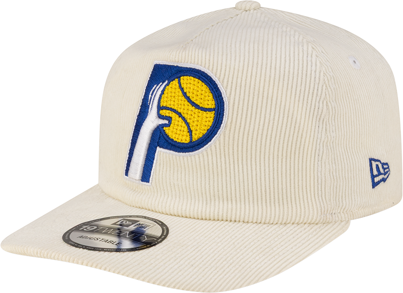 Indiana Pacers Hardwood Classics 80s Chrome Corduroy 19TWENTY Adjustable