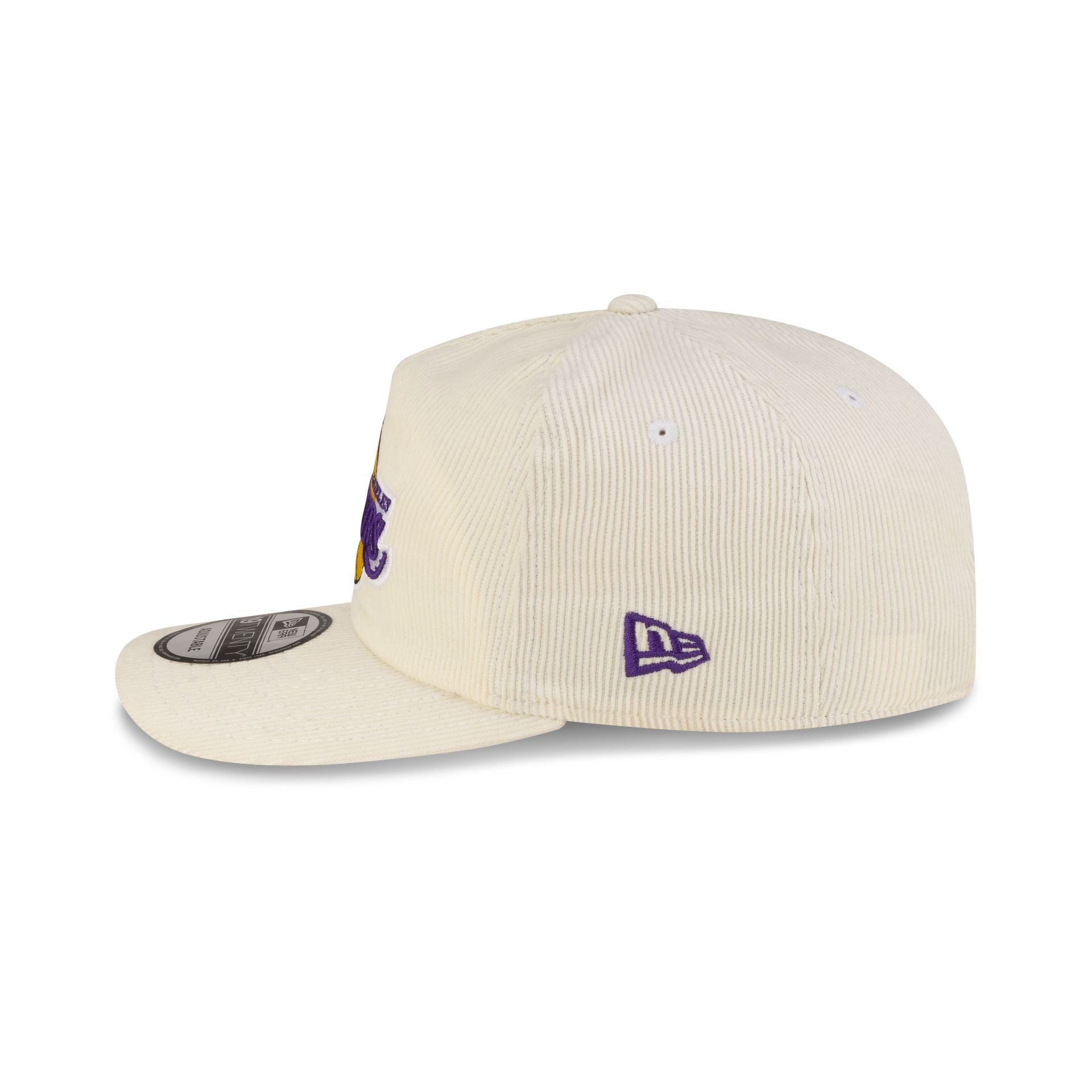 Los Angeles Lakers Hardwood Classics 80s Chrome Corduroy 19TWENTY Adjustable