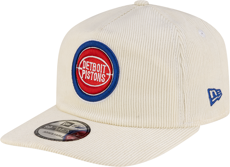 Detroit Pistons Hardwood Classics 80s Chrome Corduroy 19TWENTY Adjustable