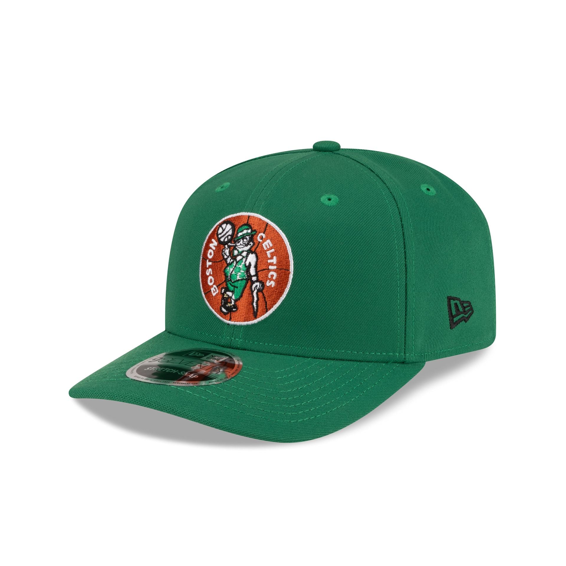 Boston Celtics Hardwood Classics 80s 9SEVENTY Stretch-Snap Hat