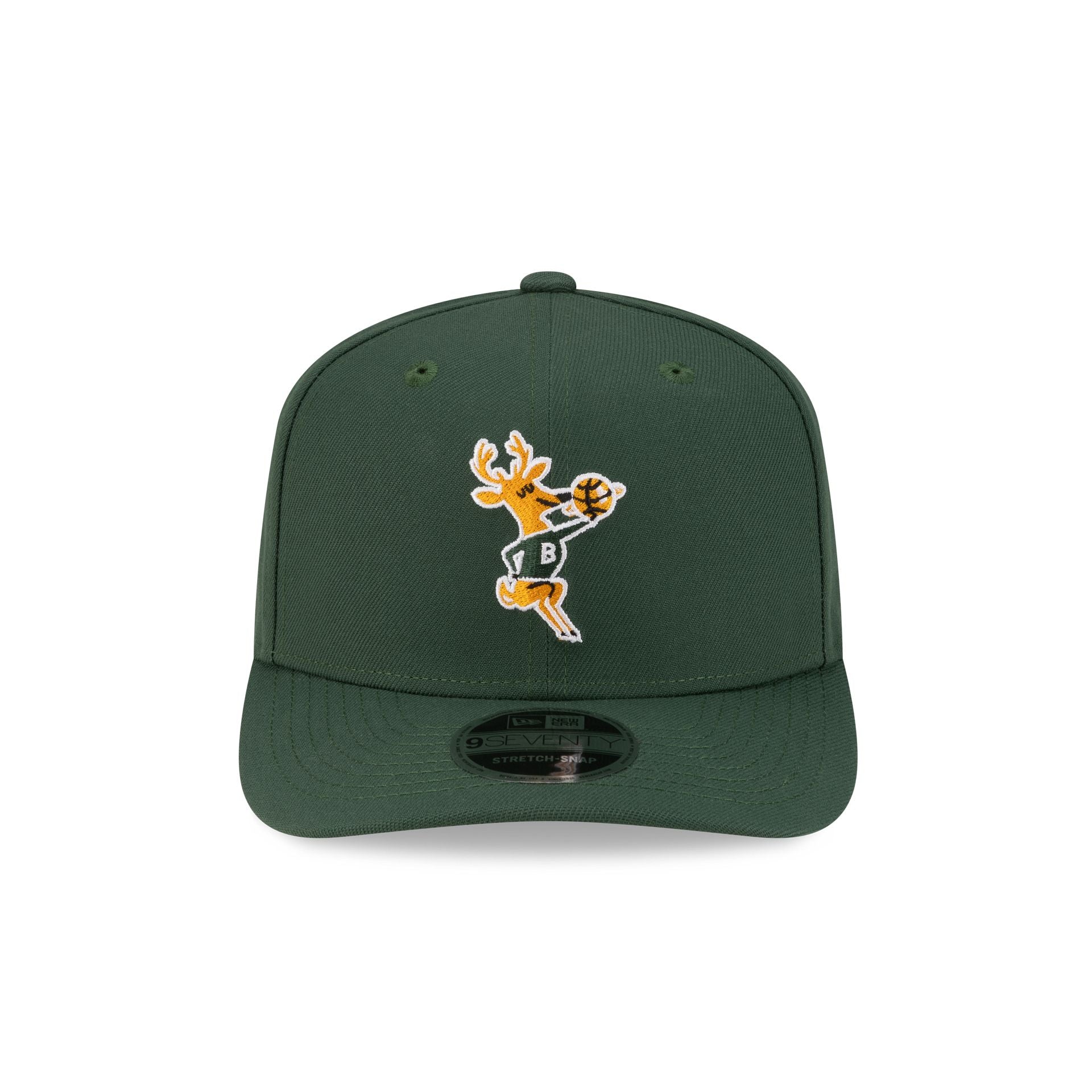 Milwaukee Bucks Hardwood Classics 80s 9SEVENTY Stretch-Snap Hat