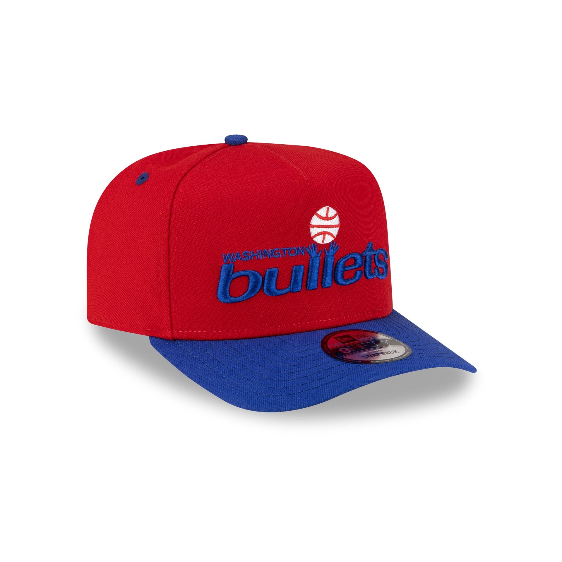 Washington Bullets Hardwood Classics 80s Two Tone 9FIFTY A-Frame Snapback Hat
