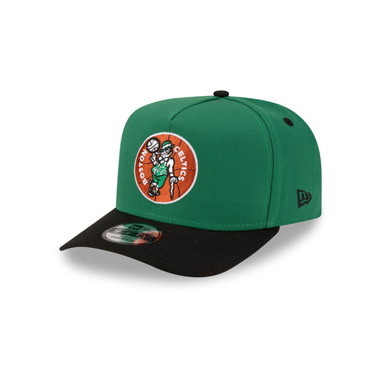 Boston Celtics Hardwood Classics 80s Two Tone 9FIFTY A-Frame Snapback Hat - New Era Cap