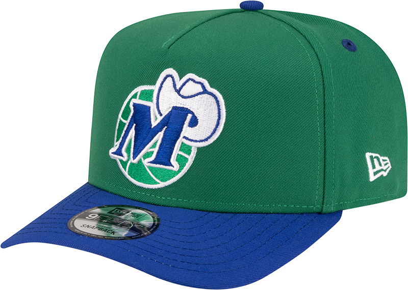 Dallas Mavericks Hardwood Classics 80s Two Tone 9FIFTY A-Frame Snapback Hat