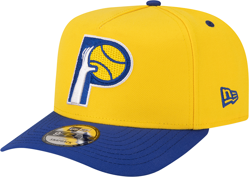 Indiana Pacers Hardwood Classics 80s Two Tone 9FIFTY A-Frame Snapback Hat