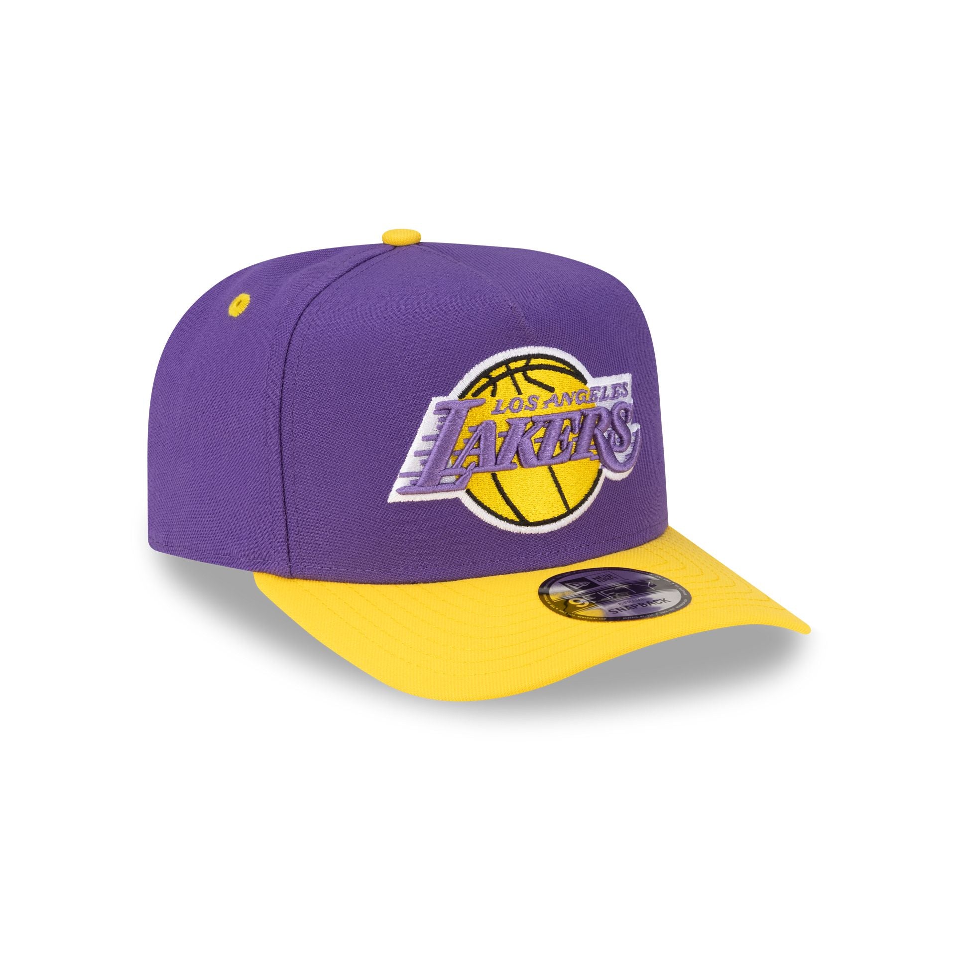 Los Angeles Lakers Hardwood Classics 80s Two Tone 9FIFTY A-Frame Snapback Hat