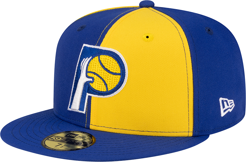 Indiana Pacers Hardwood Classics 80s Pinwheel 59FIFTY Fitted Hat