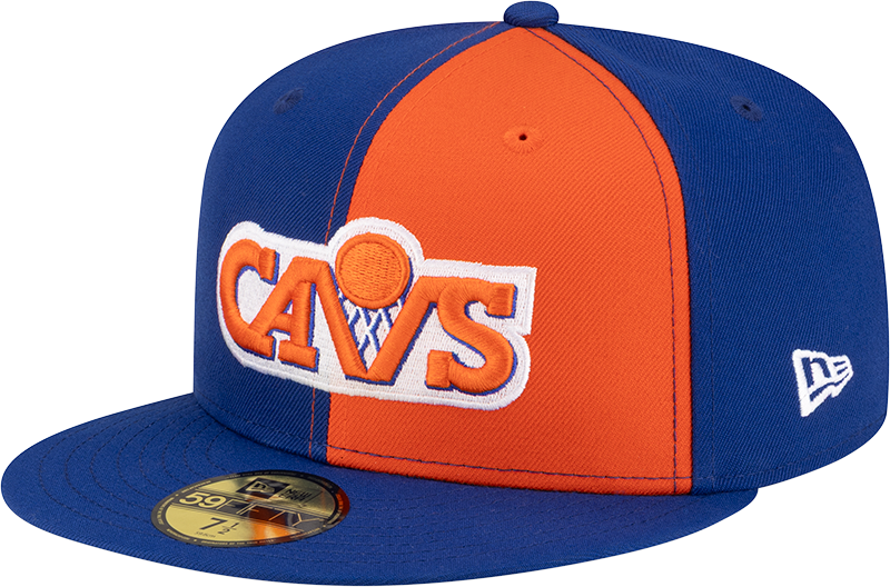 Cleveland Cavaliers Hardwood Classics 80s Pinwheel 59FIFTY Fitted Hat