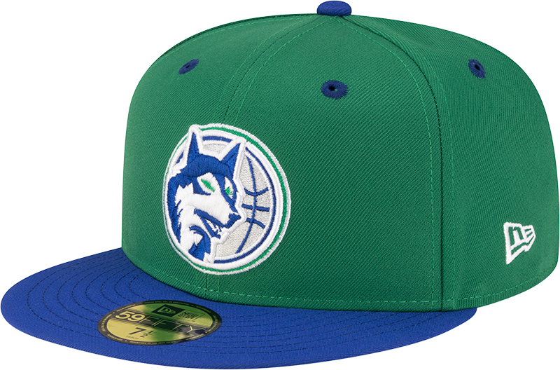 Minnesota Timberwolves Hardwood Classics 80s Two Tone 59FIFTY Fitted Hat