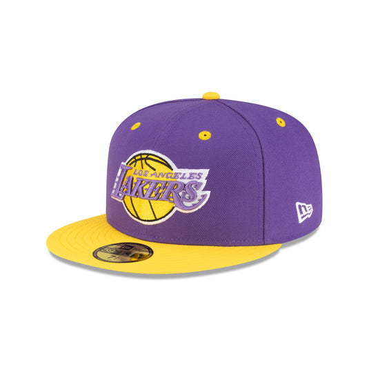 Los Angeles Lakers Hardwood Classics 80s Two Tone 59FIFTY Fitted Hat - New Era Cap