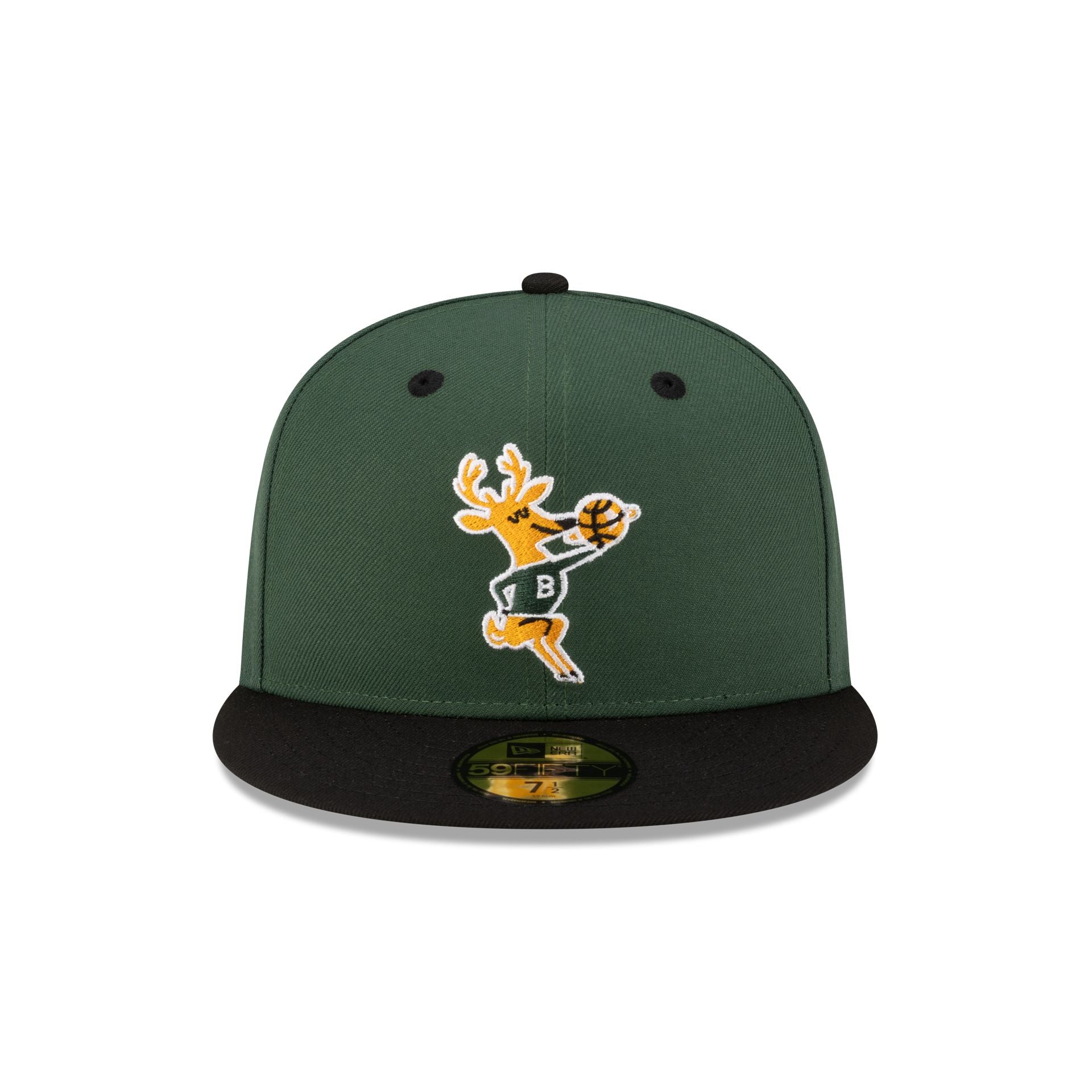 Milwaukee Bucks Hardwood Classics 80s Two Tone 59FIFTY Fitted Hat
