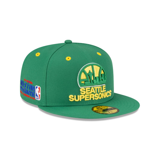 Seattle Supersonics Hardwood Classics 1987 All-Star Game 59FIFTY Fitted Hat - New Era Cap
