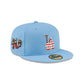 Los Angeles Dodgers Red, White & Blue 59FIFTY Fitted Hat