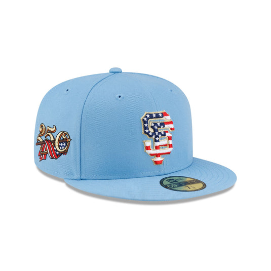 San Francisco Giants Red, White & Blue 59FIFTY Fitted Hat - New Era Cap