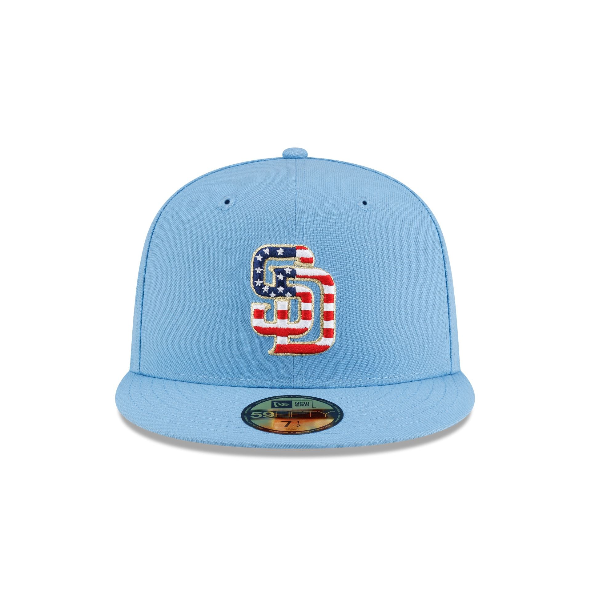 San Diego Padres Red, White & Blue 59FIFTY Fitted Hat