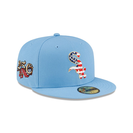 Chicago White Sox Red, White & Blue 59FIFTY Fitted Hat - New Era Cap