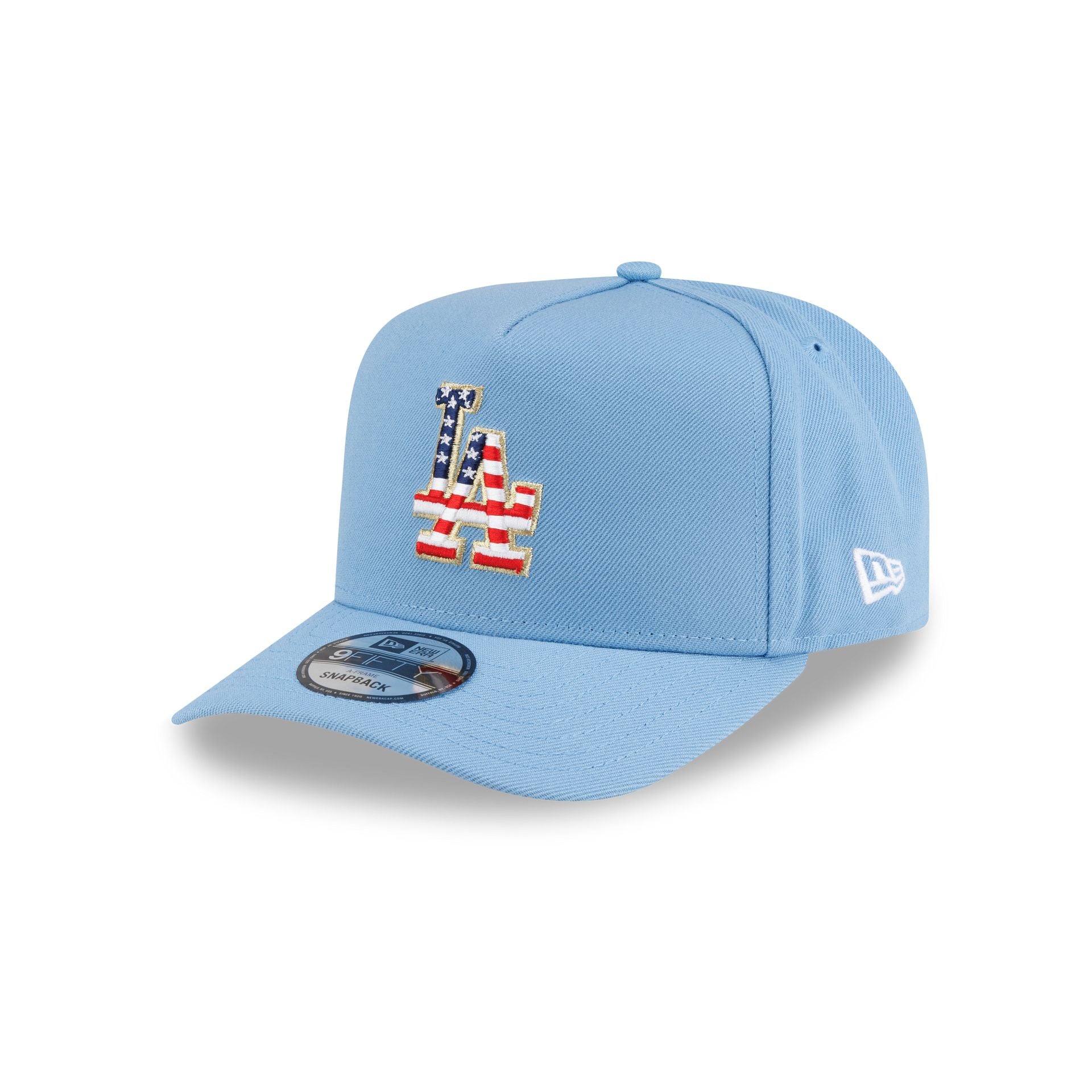 Los Angeles Dodgers Red, White & Blue 9FIFTY A-Frame Snapback Hat