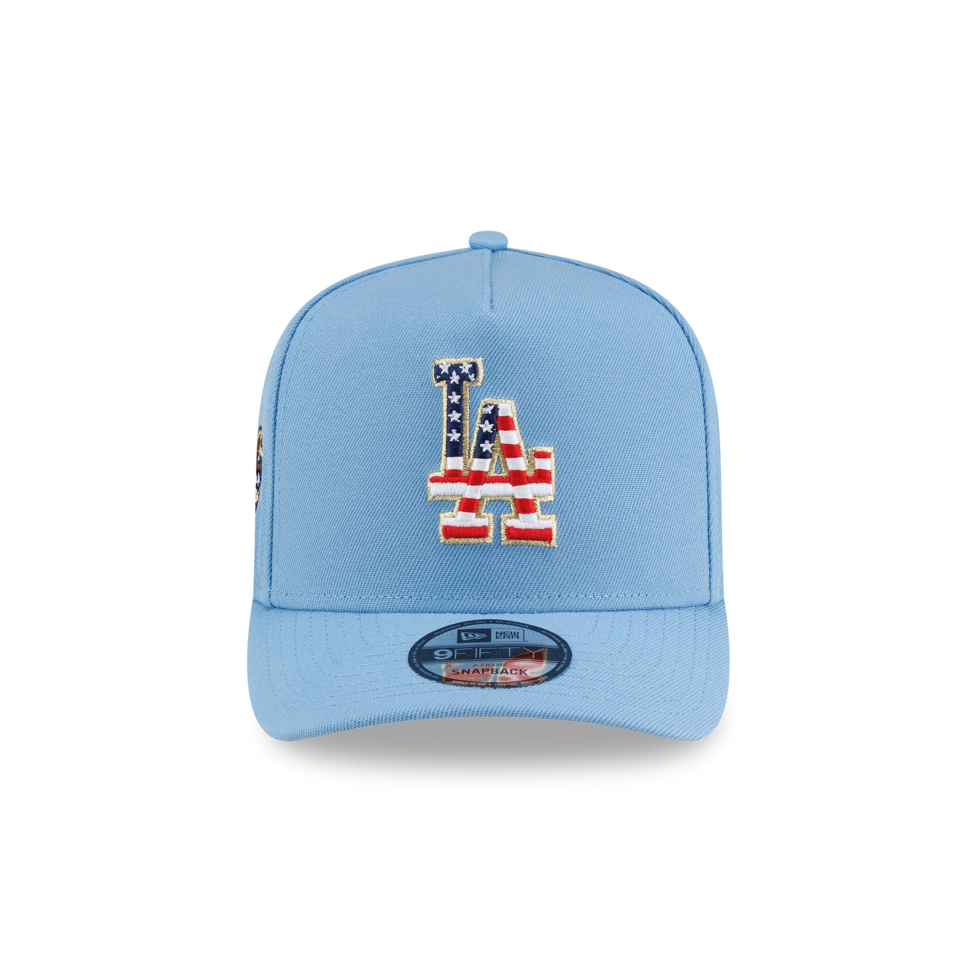 Los Angeles Dodgers Red, White & Blue 9FIFTY A-Frame Snapback Hat