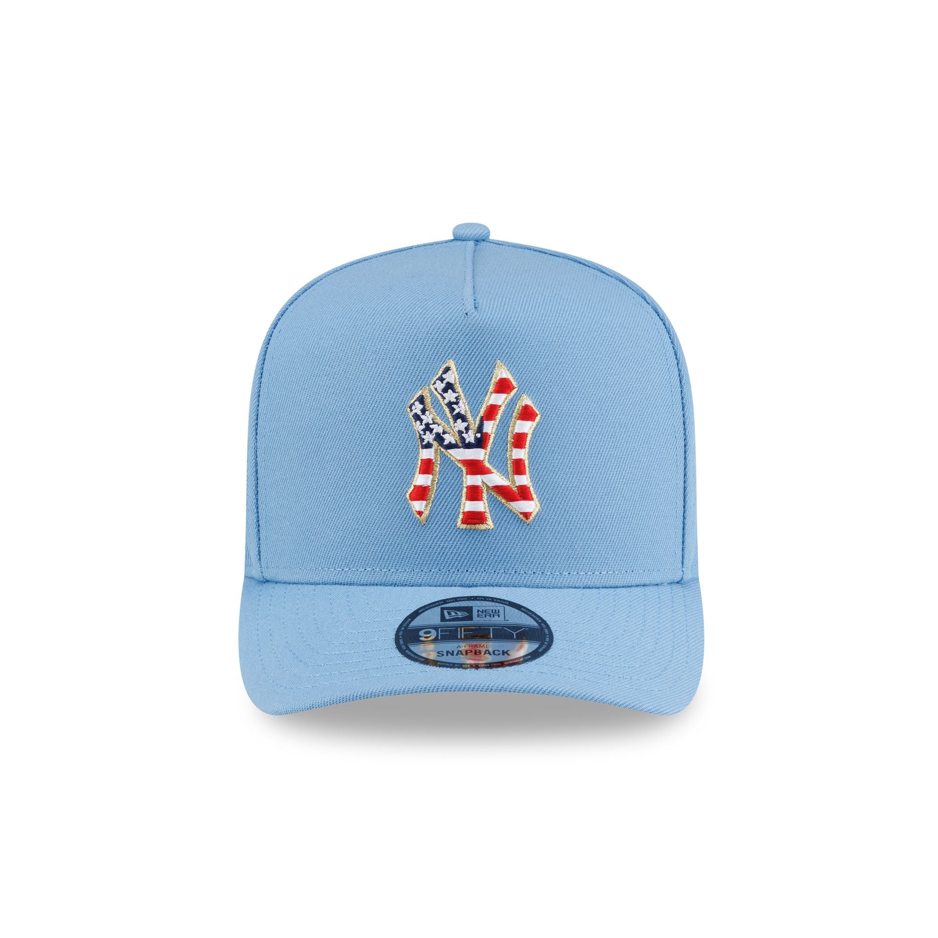New York Yankees Red, White & Blue 9FIFTY A-Frame Snapback Hat