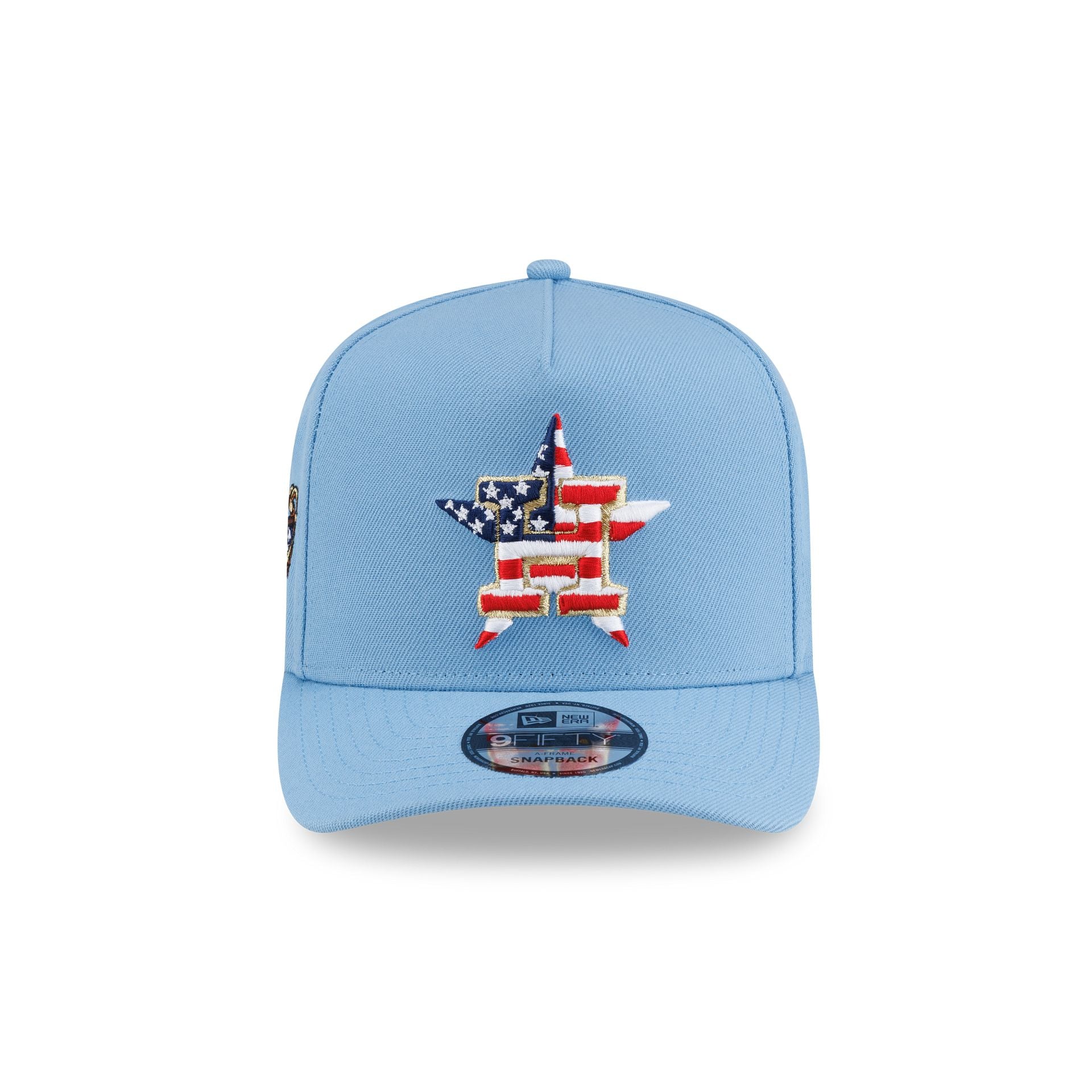 Houston Astros Red, White & Blue 9FIFTY A-Frame Snapback Hat