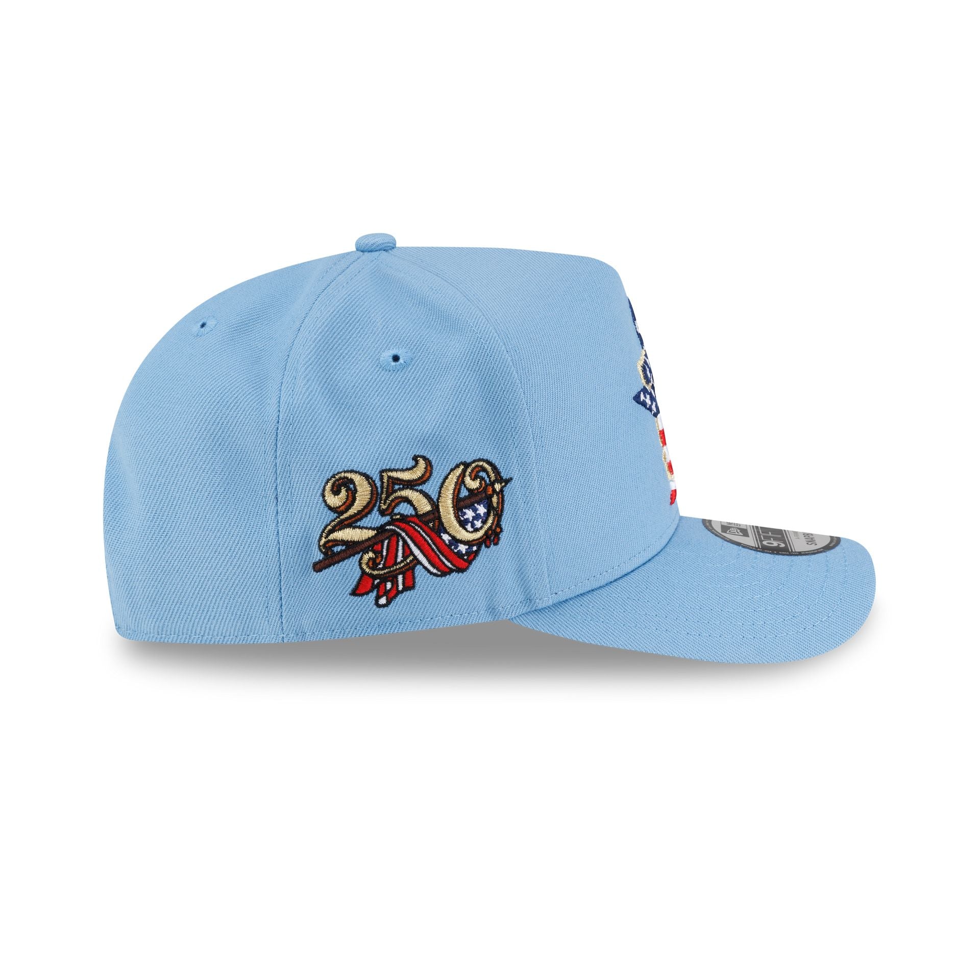 Houston Astros Red, White & Blue 9FIFTY A-Frame Snapback Hat