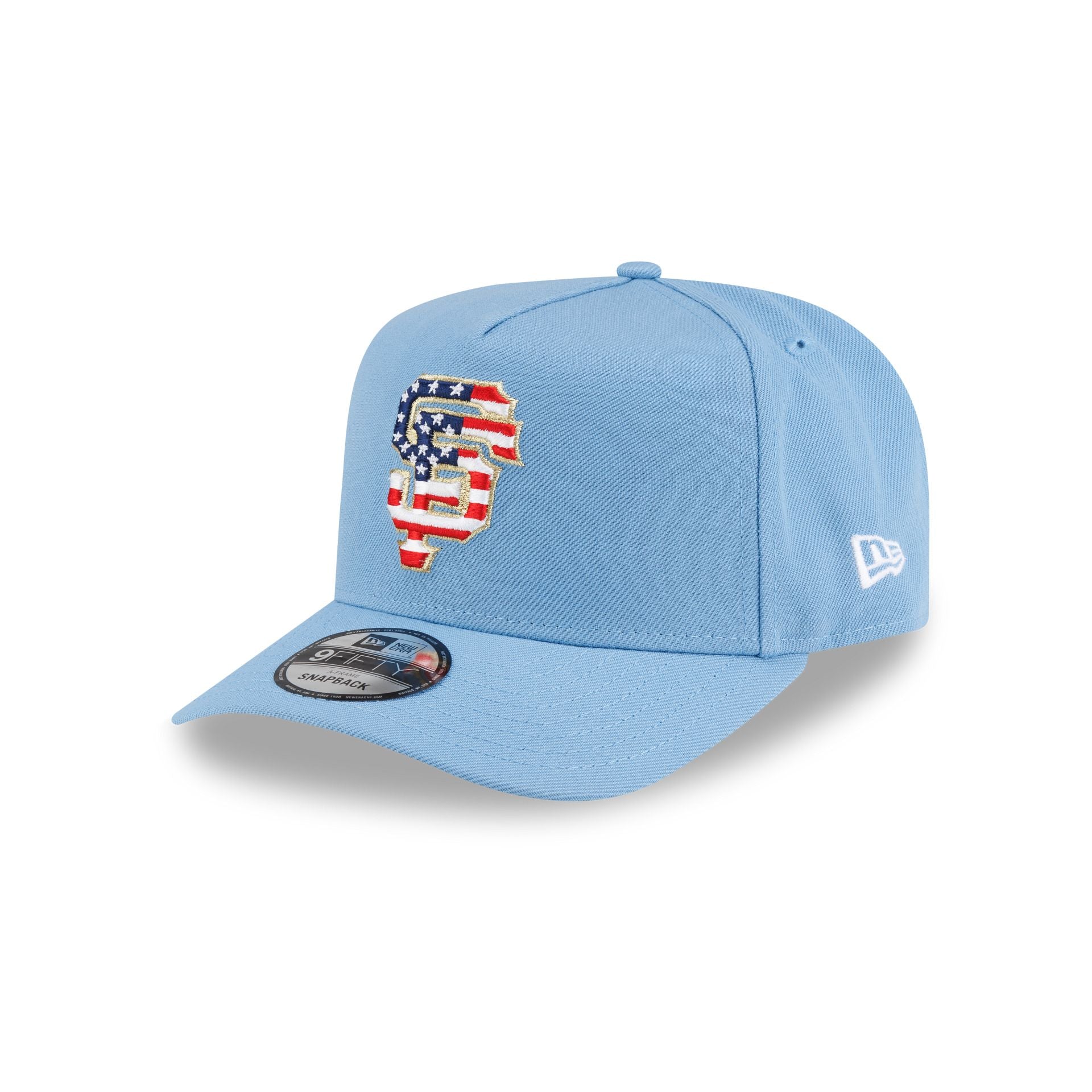 San Francisco Giants Red, White & Blue 9FIFTY A-Frame Snapback Hat