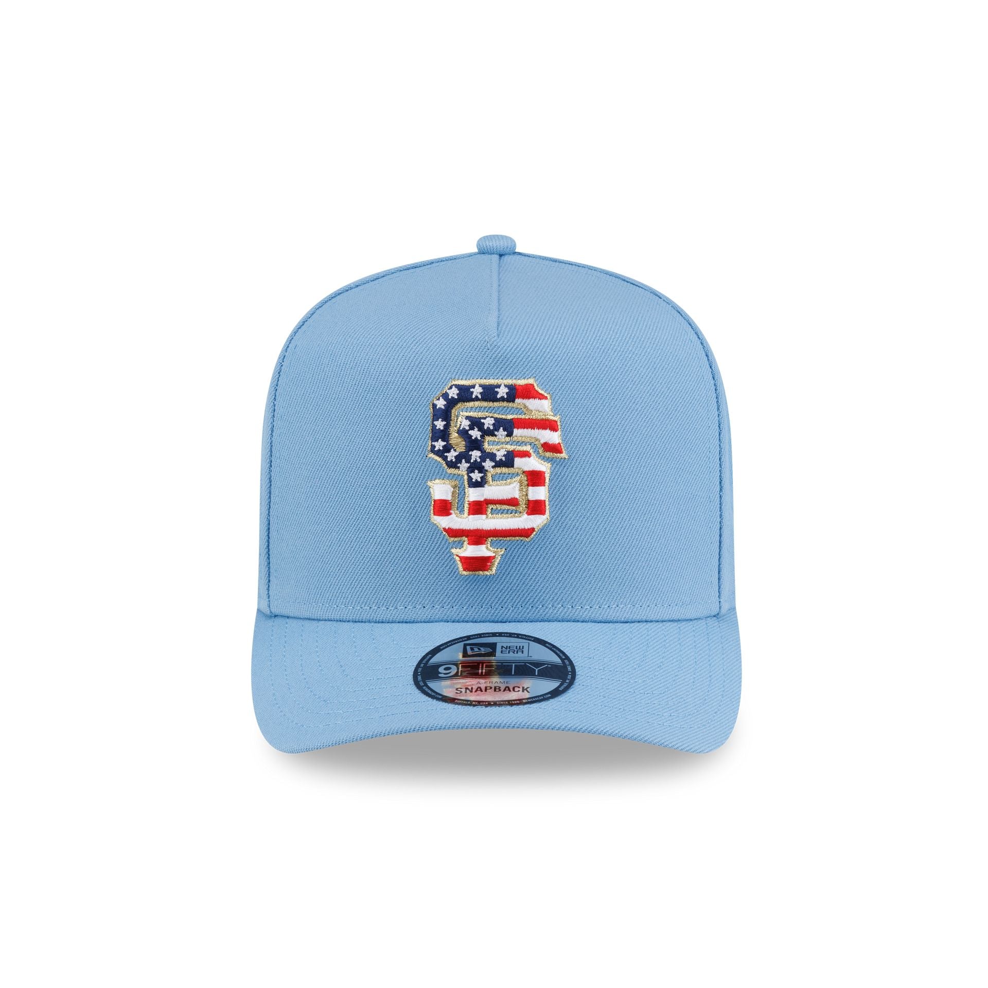 San Francisco Giants Red, White & Blue 9FIFTY A-Frame Snapback Hat